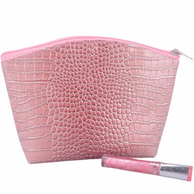 Personalised Croco Cosmetic Pouch